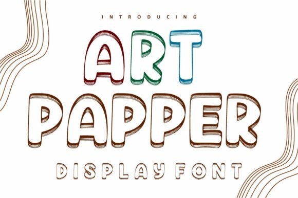Art Papper Font - Featured Image