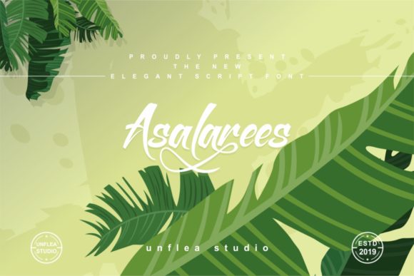 Asalarees Font - Featured Image