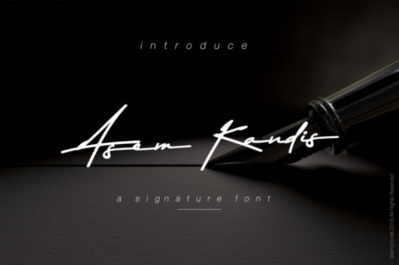 Asem Kandis Font - Featured Image