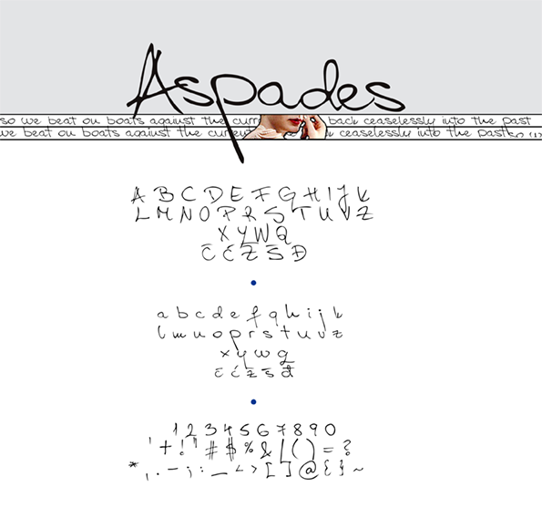 Aspades Font - Featured Image