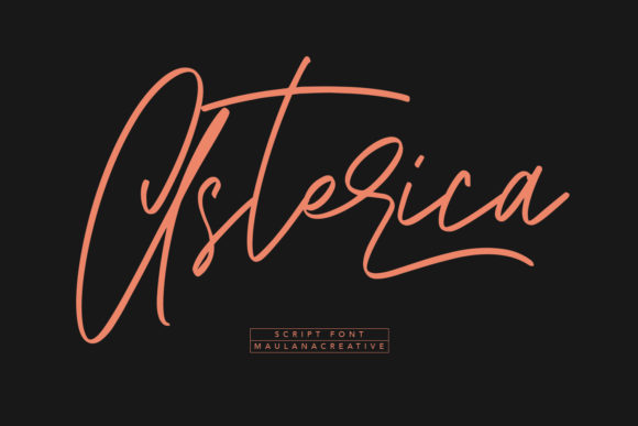 Asterica Font - Featured Image