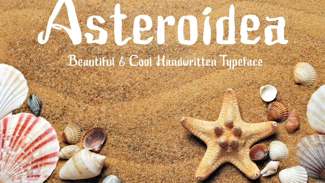 Asteroidea Font - Featured Image