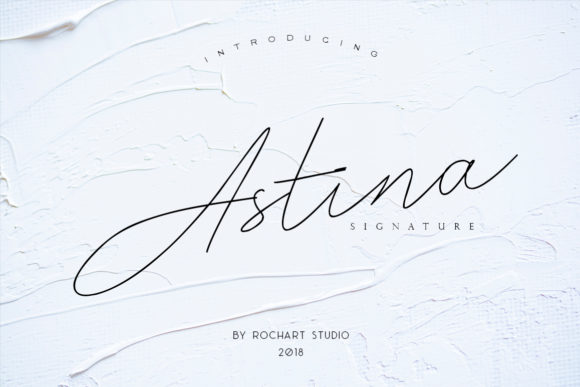 Astina Font - Featured Image