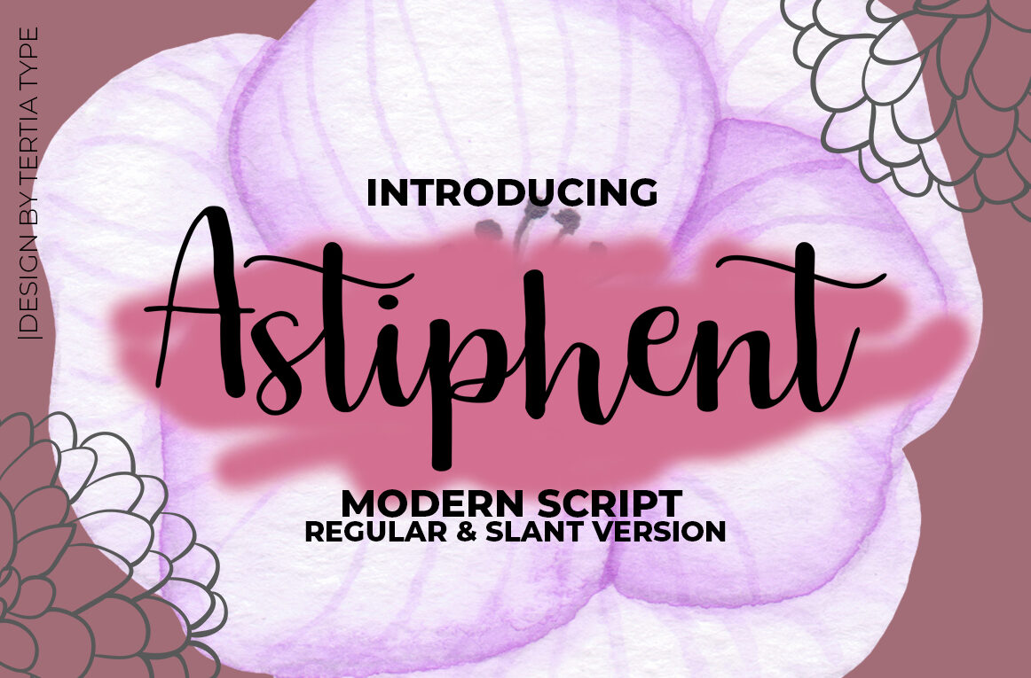 Astiphent Font - Featured Image