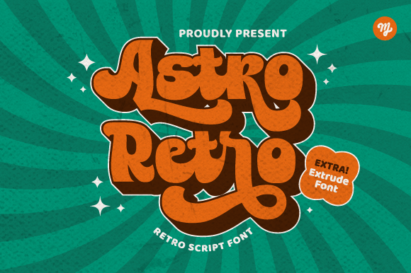 Astro Retro Font - Featured Image