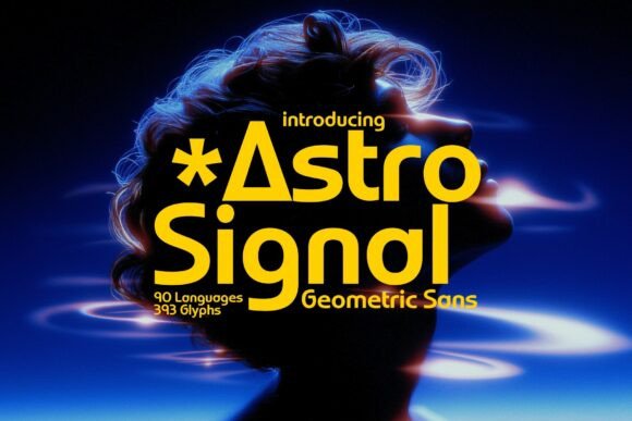 Astro Signal Font - Featured Image