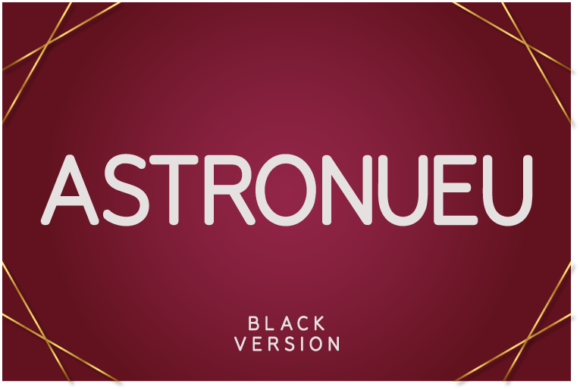 Astronueu Black Font - Featured Image