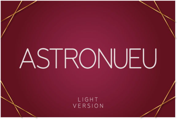Astronueu Light Font - Featured Image