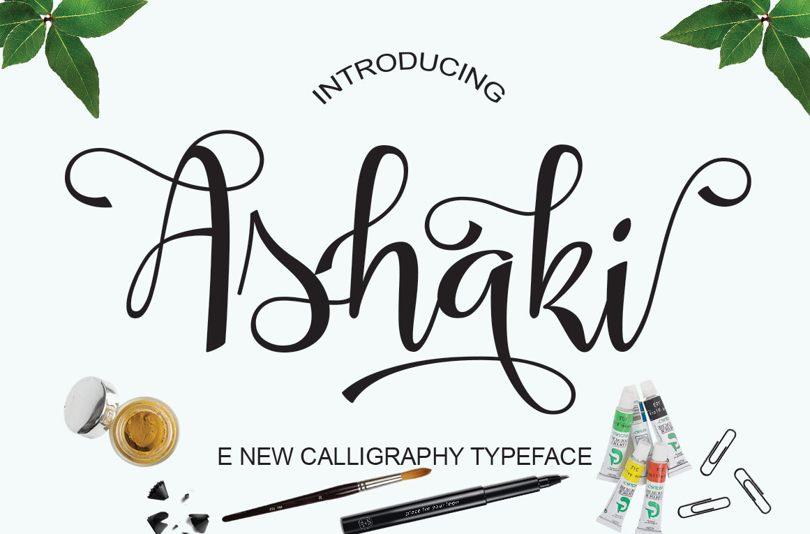 Asyaki Font - Featured Image