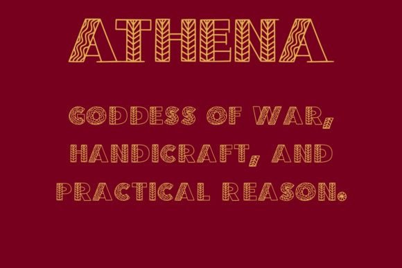 Athena Font - Featured Image