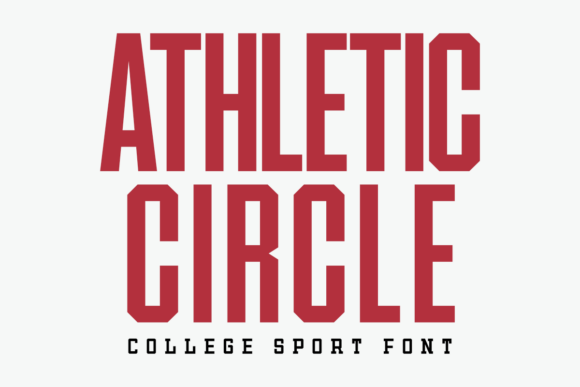 Athletic Circle Font - Featured Image