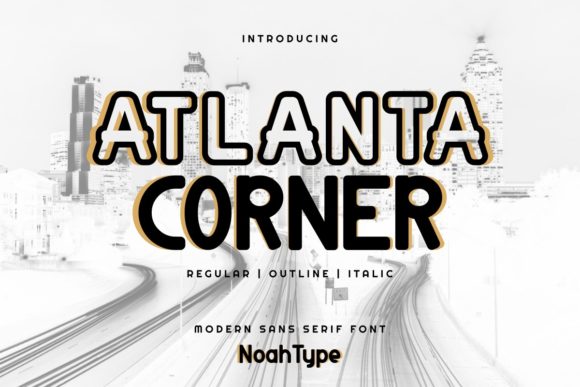 Atlanta Corner Font - Featured Image
