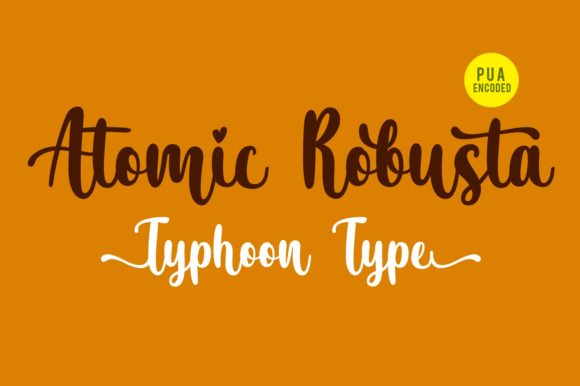 Atomic Robusta Font - Featured Image