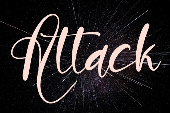 Attack Font - Featured Image
