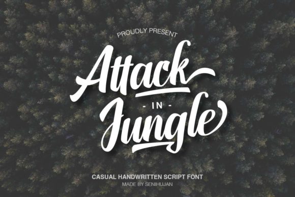 Attack in Jungle Font - Featured Image