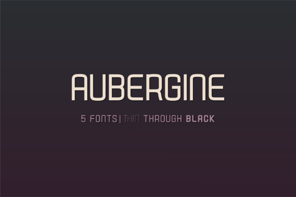 Aubergine Font - Featured Image