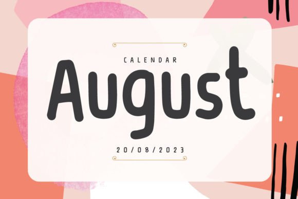 August Font - Featured Image