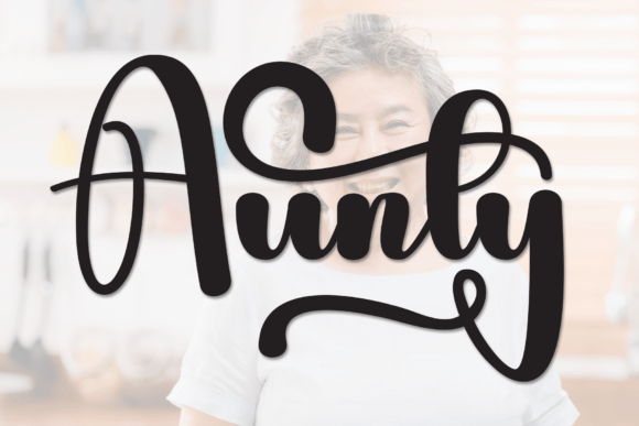 Aunty Font - Featured Image