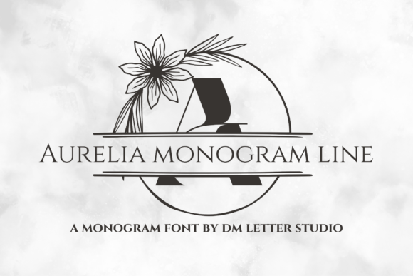 Aurelia Monogram Line Font - Featured Image