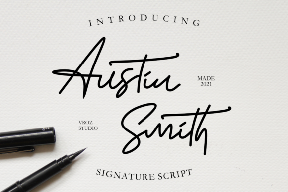 Austin Smith Font - Featured Image