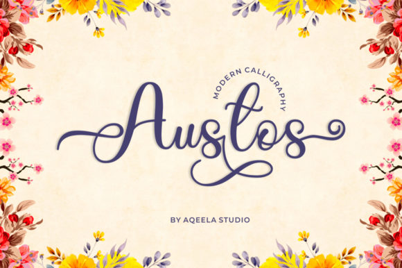 Austos Font - Featured Image