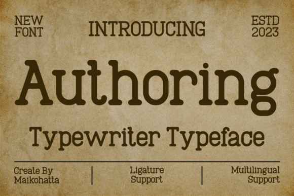 Authoring Font - Featured Image