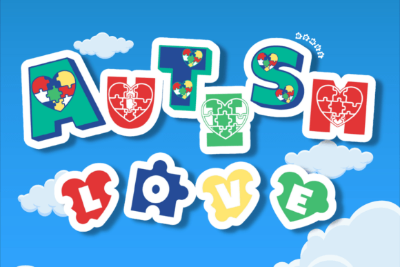 Autism Love Font - Featured Image