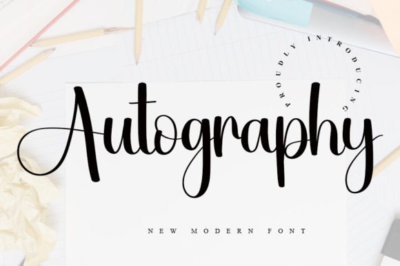 Autography Font - Featured Image