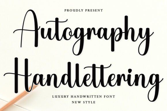 Autography Handlettering Font - Featured Image