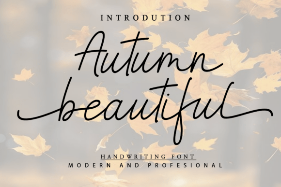 Autumn Beautiful Font - Featured Image