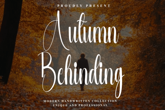 Autumn Behinding Font - Featured Image