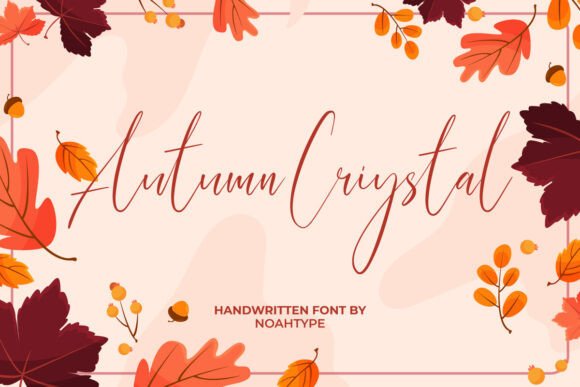 Autumn Crystal Font - Featured Image
