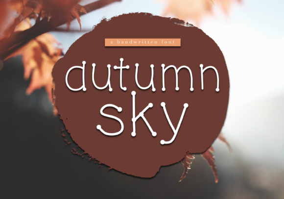 Autumn Sky Font - Featured Image