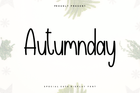 Autumnday Font - Featured Image