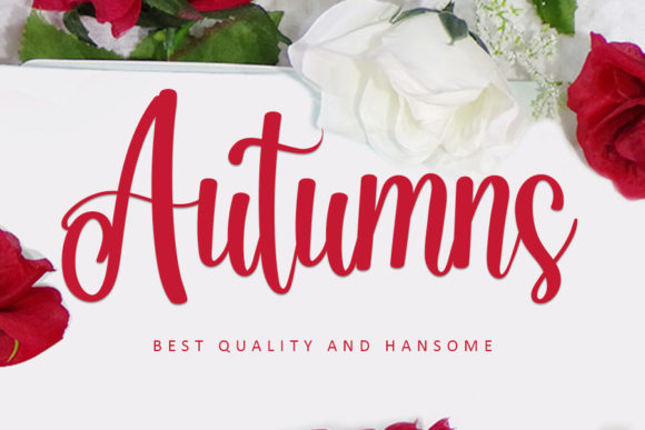 Autumns Font - Featured Image
