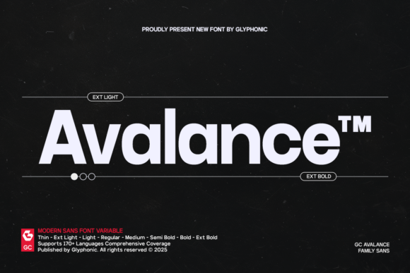 Avalance Font - Featured Image