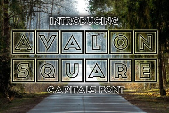Avalon Square Font - Featured Image