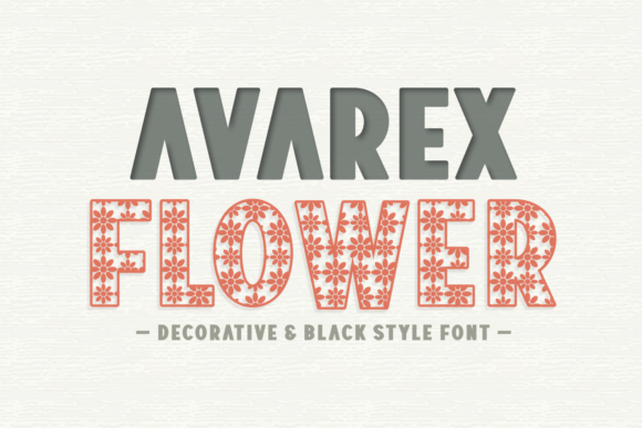 Avarex Flower Font - Featured Image