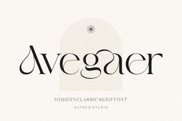 Avegaer Font - Featured Image