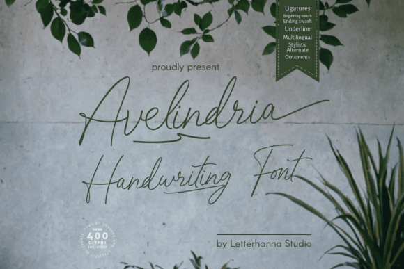 Avelindria Font - Featured Image
