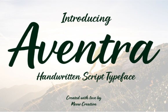 Aventra Font - Featured Image