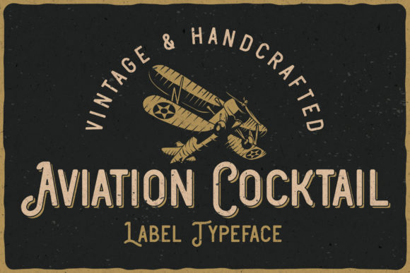 Aviation Cocktail Font - Featured Image