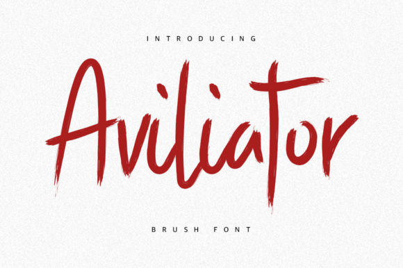 Aviliator Font - Featured Image