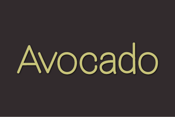 Avocado Font - Featured Image