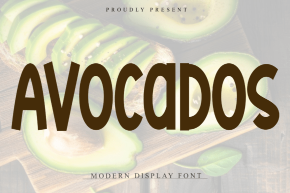 Avocados Font - Featured Image