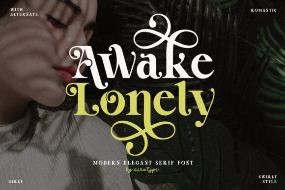 Awake Lonely Font - Featured Image