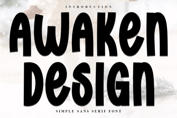 Awaken Design Font - Featured Image