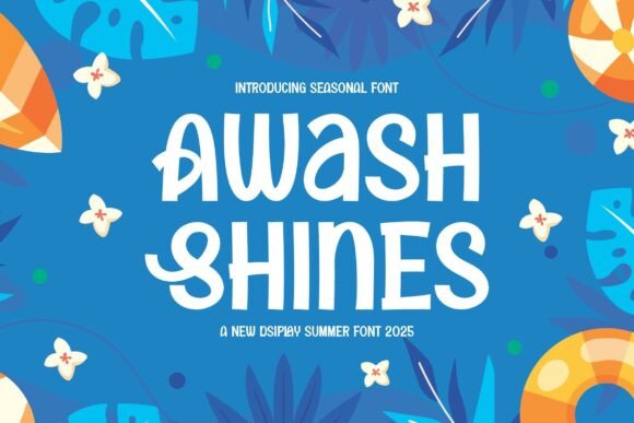 Awash Shines Font - Featured Image