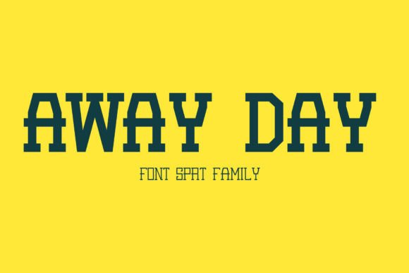 Away Day Sport Family Font - Featured Image