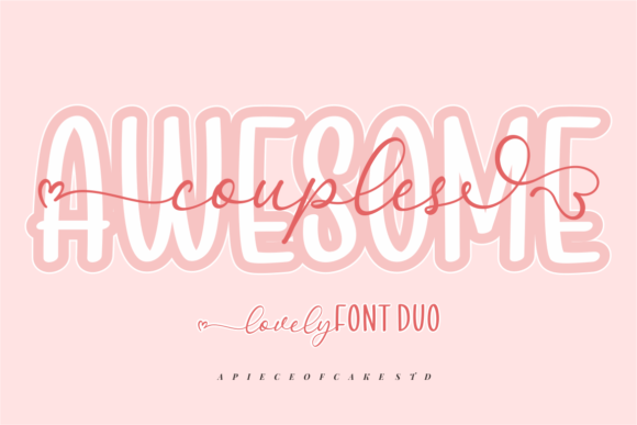 Awesome Couples Font - Featured Image